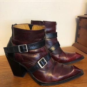 Fluevog Edwardian Hamburger Swordfish size 10